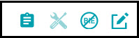 Actions icons 