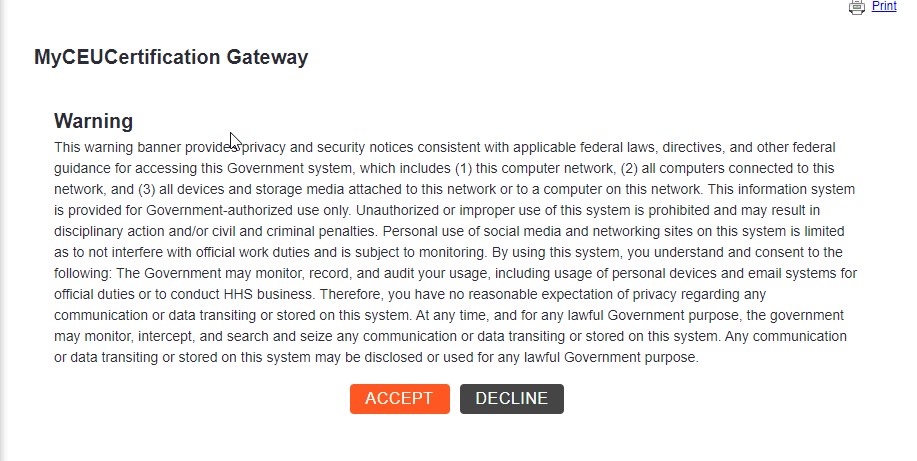 Certification Gateway