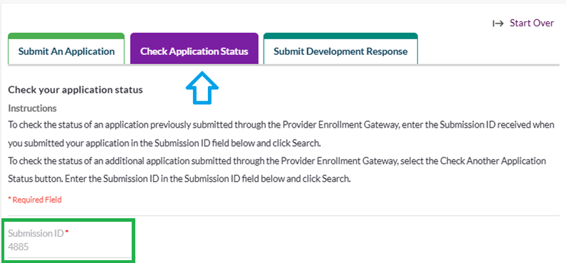 Check app status