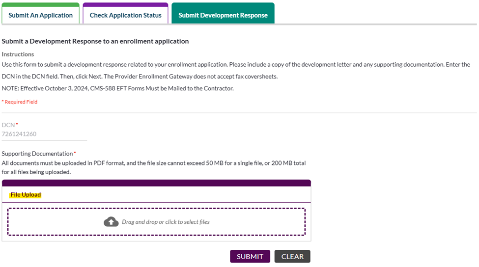 Submit dev reason