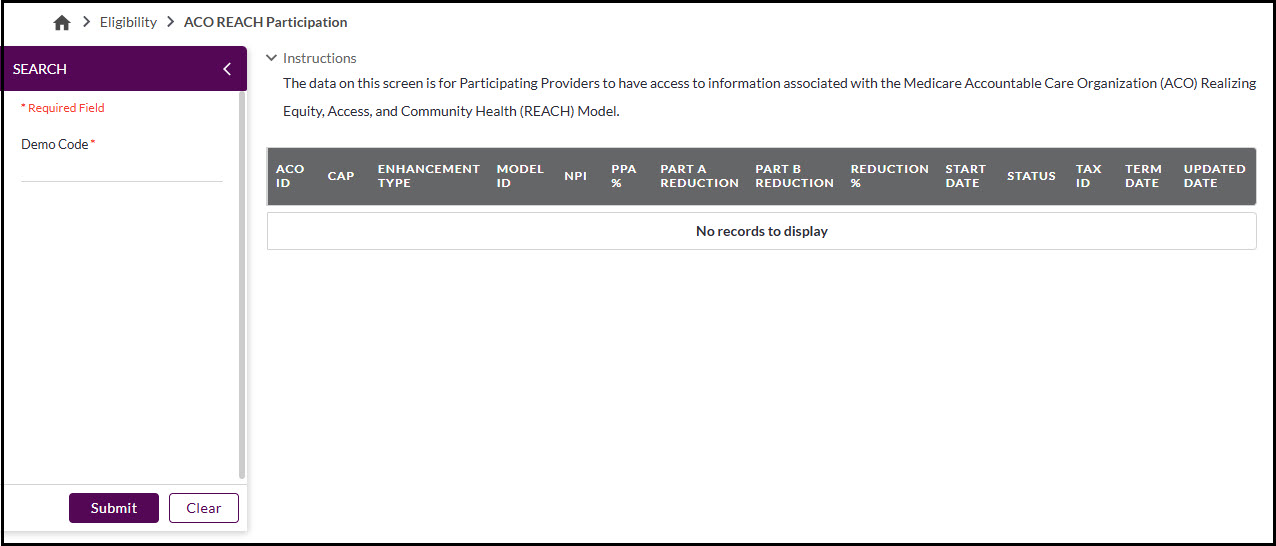 ACO REACH Parte A
