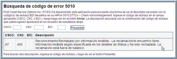 Ejemplo 2a: Resultados