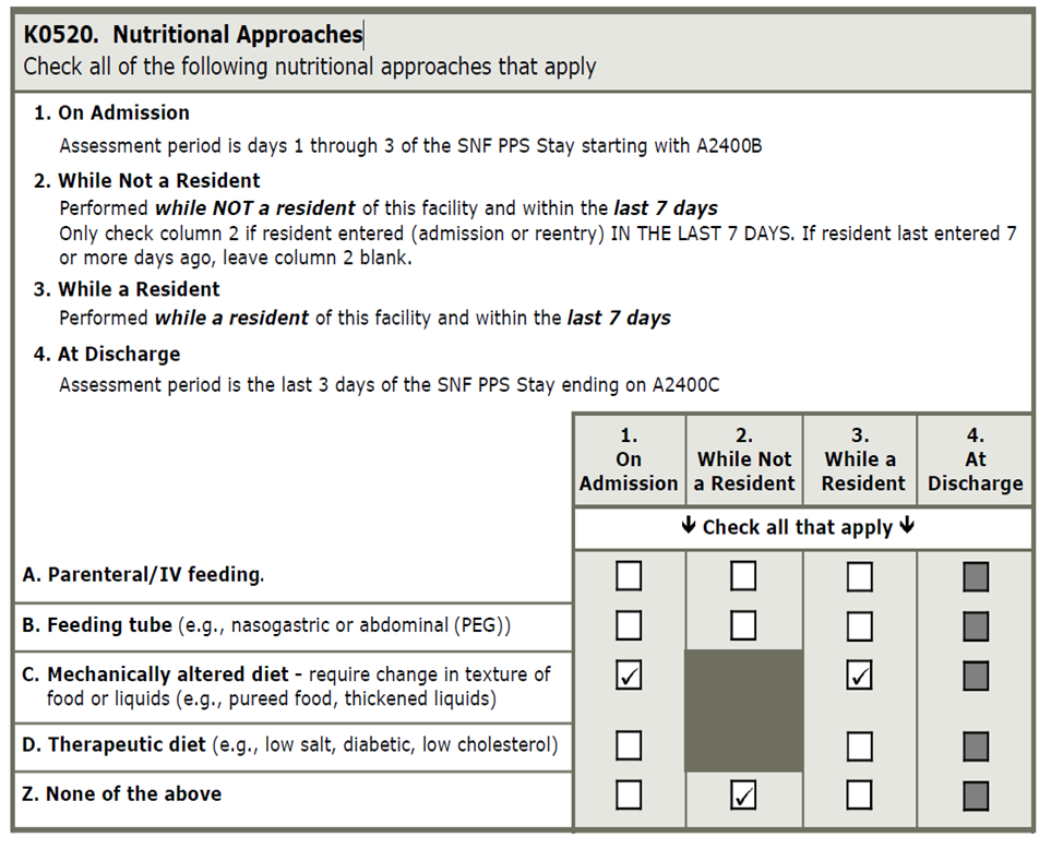 screen shot of K0520 Nutritional Approaches