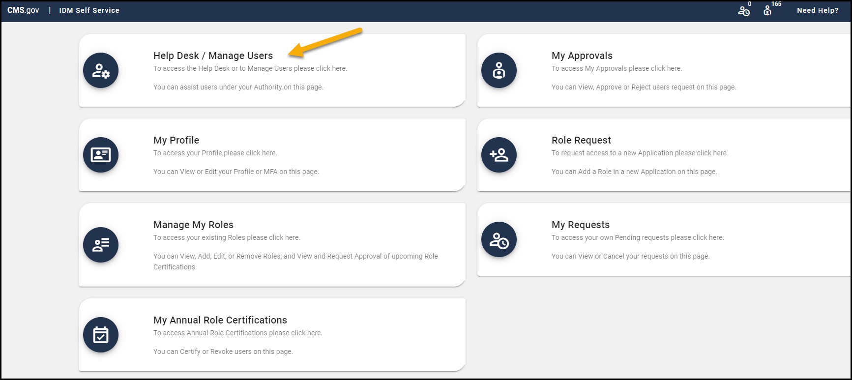 manage users