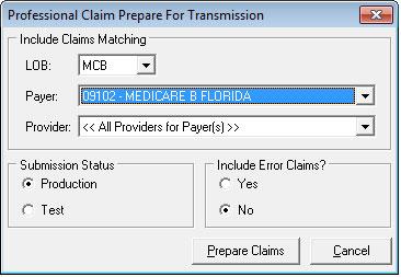 Claim preparation