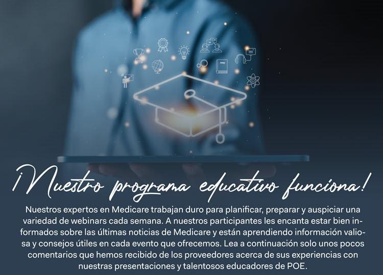 Nuestro programa educativo funciona