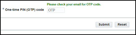 enter pin code