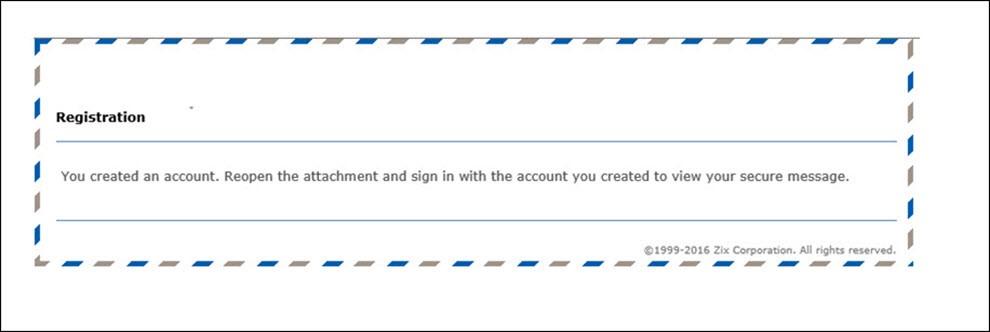 registration confirmation