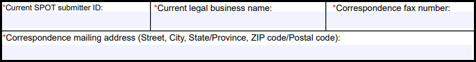 submitter information block